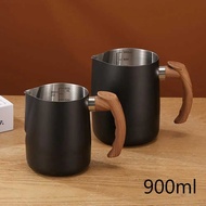[LTS] Milk Jug Glass Milk Jug Latte Art Espresso Stainless Steel with Scale