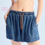 6IXTY8IGHT JOLEY, Bermuda Denim Skort Women PN11621