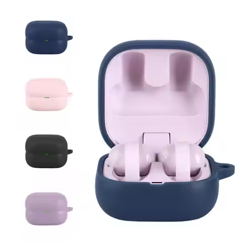 Silicone Earphone Case Dustproof Anti Drop Charging Box Sleeve with Keychain Shockproof for SONY Lin
