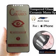 LAYAR ALIstore - MATTE SPY iphone 14 / 14 max / 14 plus / 14 pro / 14 pro max | Tempered Glass Ceram