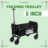 [CAMPINGGO]5 Inci Troli Lipat/5 Inch Wagon Trolley Foldable Camping Wagon Portable Large Capacity Fo