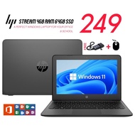 HP Stream 11 Pro G4ee Notebook 4 GB RAM 64 GB SSD, Windows 11 Pro 64- Bit