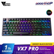 ready ! VortexSeries VX7 Pro Smokey Black Edition Mechanical Keyboard