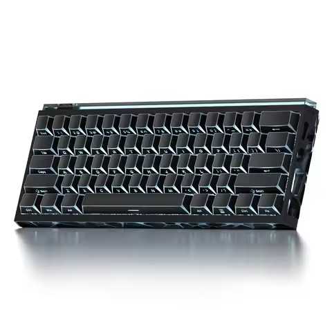Womier SK61HE 60% Mechanical Gaming Keyboard Hollow-out Aluminum Case Hall Effect Magnetic Switch RG