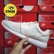 ☆CHIN代購☆ Nike Roshe Run Breeze 全白 白勾 織布 透氣 輕量 男鞋 718552-110