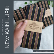 Kain Lurik Bahan Surjan Jogja Coklat Bahan surjan Halus Nyaman Dipakai