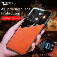 For Redmi Note13 Case Zroteve Leather Texture Soft Frame PC Cover For Xiaomi Redmi Note 13 12 Pro Plus Xiomi Note12 Pro+ 5G Phone Cases
