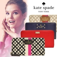 Challenge the lowest price! KateSpade / Kate Spade Long Wallet All 9type Kate Spade KateSpade Purse Cute Round Fastener -