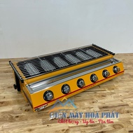 6-burner gas grill - 6-burner gas BBQ grill ET-K233