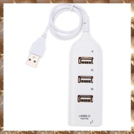 (O I Q B)USB Hub 2.0 Multi-USB High Speed Hub Splitter 4-Port USB Hub Adapter for Laptop Receiver Co
