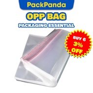 PackPanda Transparent OPP Plastic Bag Plastik Transparent Plastik Baju Bag Beg Plastik Tudung