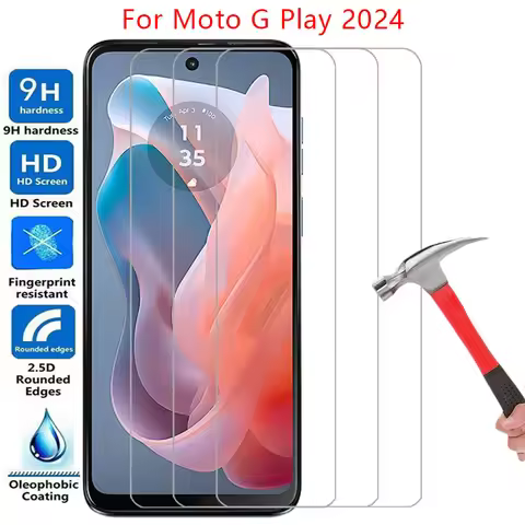 screen protector for motorola moto g play 2024 protective tempered glass on motog gplay motogplay pl