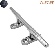 SC Boat Hollow Base Cleat, 316 Stainless Steel Polished Boat Grab Handle, Open Base Cleat Sturdy Mar