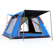 Available 2-6 Persons / 7-9 Persons Waterproof Automatic Pop Up camping tent waterproof khemah campi