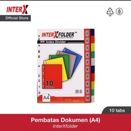 INTERX Divider A4 10 TAB / Index A4 Inter X Color 10 Dividers ++++