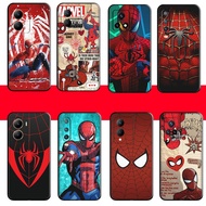 Vivo T1 4G Y10 4G T1x 5G T1 5G Y75 5G Y01 Y15S Y15A 4G Y12S Y12A TPU Spot black phone case Marvel Movie Spider-Man