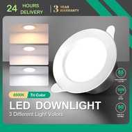 Led Ceiling Light Pin Light Tri Colors 3500K/4000K/6500K Recessed Downlight COB Light Home Light