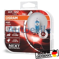 Osram NBR Laser Next Generation H7 NBL Night Breaker Gen2 Car Lights Captiva Everest Fiesta Trax