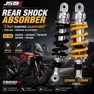 JSMT FOR CB200X CB190SS CB190TR CB190R CB150R 320/335MM Preload Rebound Adjustable Mono Rear Shock A