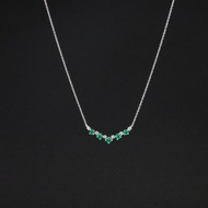 Peninsula 天然頂級哥倫比亞祖母綠 18K套鍊【美麗華專櫃】