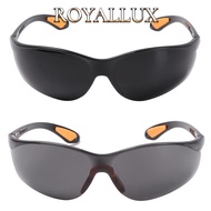 ROYALLUX Safety Goggles, Dustproof Windproof Welding Welder Goggles, Scratch Goggles Grey Black Eyew