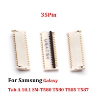 【sought-after】 1-10pcs 35 Pin LCD Display FPC Connector For Galaxy Tab A 10.1 SM-T580 T580 T585 T587