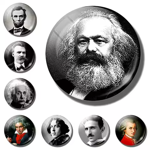 Karl Marx Philosopher Revolutionary Socialism Marxism Economics Famous People refrigerator magnets A