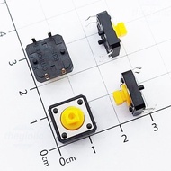 [10 Pieces]- B3F-4055 Push Button 12x12mm 7.3mm Height 4 Pins Through Hole