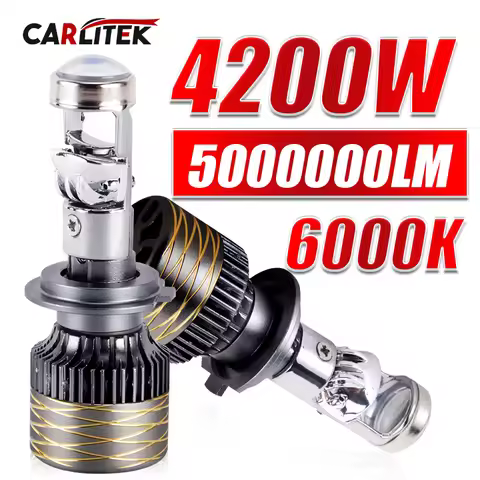 5000000LM H7 H4 Led Lens 1:1 Wireless H11 H8 H9 Led Projector 9005 HB3 9006 HB4 9012 HIR2 Plug&Play 