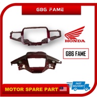 HONDA GB6 HANDLE COVER METER COVER FAME C90 LAMA RED MAROON SET COVER LAMPU DEPAN ATAS KEPALA COVER 