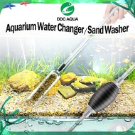 Aquarium Siphon Fish Tank Cleaner Siphon Pump Water Change Aquarium Water Changer