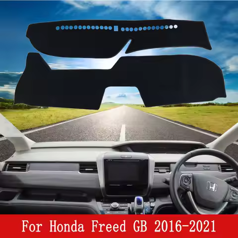 Dashboard Cover Dash Mat Pad Custom for Honda Freed GB5 GB6 GB7 GB8 2016 2017 2018 2019 2020 2021 No