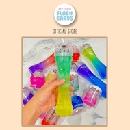 Glitter Slime Jelly Toys - Rainbow Colorful Boba Mainan Sensory Anak Import