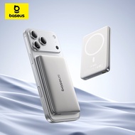 【CCC Certified+Free Wired Earphone】Baseus Ultra-Slim 3C 10000mah 27W Magnetic Power Bank Card-Sized