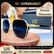 HITAM Men Women Sunglasses Photochromic Day Lens Anti Radiation Lens Dual Function Glasses 2 in 1 Me