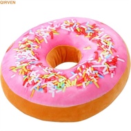 QIRVEN Pillow Doughnut Christmas Pillow Cover Nap Pillow Stuffed Toy Birthday Gift Chocolates Donut 