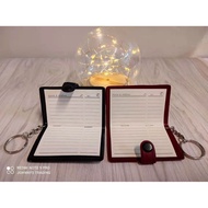 [Ready Stock] Mini Phonebook Keychain A8 电话簿 钥匙圈 A8