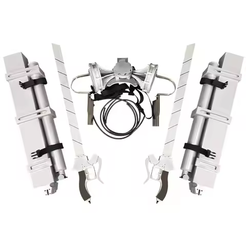 Anime Eren 3D Maneuver Gear Mikasa Cosplay Props Weapon Swords Thunder Spears For Halloween Christma