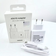 Samsung 45w Charger PD3.0 EU Super Fast Charge Adapter 5A Type C Cable For Galaxy F56 S24 S25 Note20