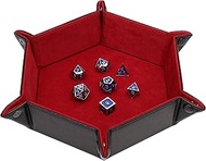 Forged Dice Co. Dice Tray Portable Folding Dice Rolling Tray for use as DND Dice Tray D&D Dice Tray 