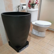 Tempayan TP3 ALL Fiberglass White Tangki Simpanan Air Bathtub Tong Mandi Bekas Kolah Air Bilik Air T