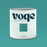 Voqe สีน้ำอะครีลิคแท้ 100% เฉดสีมรกต สีทาบ้าน ทาอาคารเกรดพรีเมี่ยม เนื้อสีเยอะ