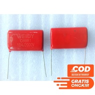 CAPACITOR MILLAR 104 UF 2000 V 104 MICRO 2000 VOLT