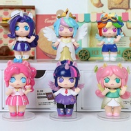 6ชิ้น รูปเหมือนตั้งโต๊ะ My Little Pony น่ารัก Twilight Sparkle, Rainbow Dash, Pinkie Pie ตุ๊กตาม้า ข