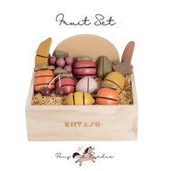 Kiitasu wooden toy fruit set