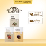 Combo of 3 Skinfood Carrot, Propolis and Acorn Premium Masks 27ml