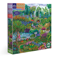 eeboo Alchemists Orchard 1000 Pc Sq Puzzle จิ๊กซอว์รูปสวนผลไม้ของนักเล่นแร่แปรธาตุแบบ 1000 ชิ้น