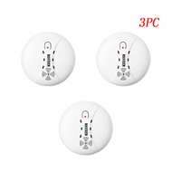 Daytech Smoke Alarmเครื่องตรวจจับควันไฟใช้แบตเตอรี่แบบพกพาเซ็นเซอร์เตือนภัยอิสระบ้าน/สำนักงาน/ห้างสร