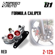 FORMULA 8.1 FRONT CALIPER Z-125 / BRAKE CALIPER FOR HONDA WAVE 125 , XRM - SILVER MOTORCYCLES 1PC