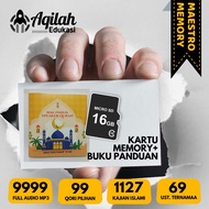 Chip Memori Speaker Al Quran Alquran Micro sd Memory Card 16gb + Buku Panduan